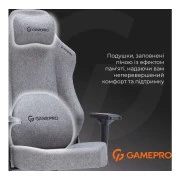 GamePro FGC750DG Size L Fabric Dark Gray (FGC750DG) (UA)