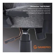 GamePro FGC750DG Size L Fabric Dark Gray (FGC750DG) (UA)