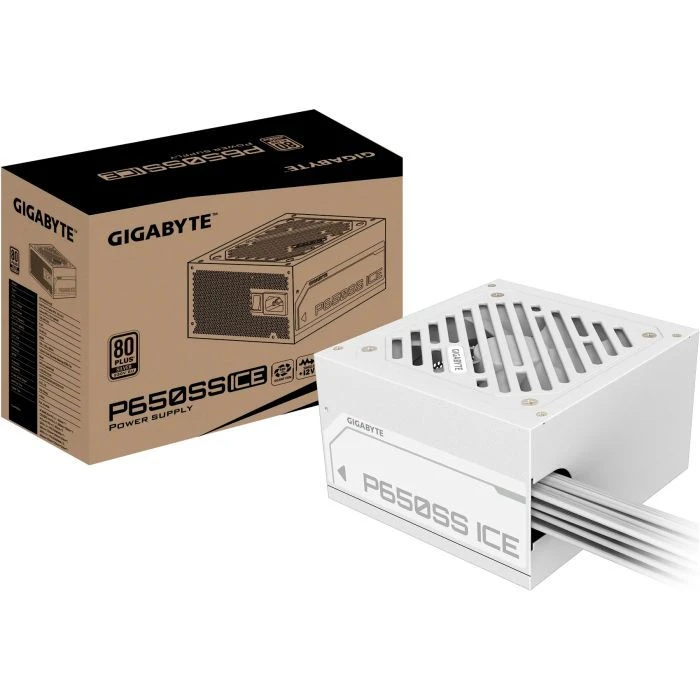 GIGABYTE 650W (GP-P650SS ICE) (UA) ; Потужність: 650 Вт; Сертифікація