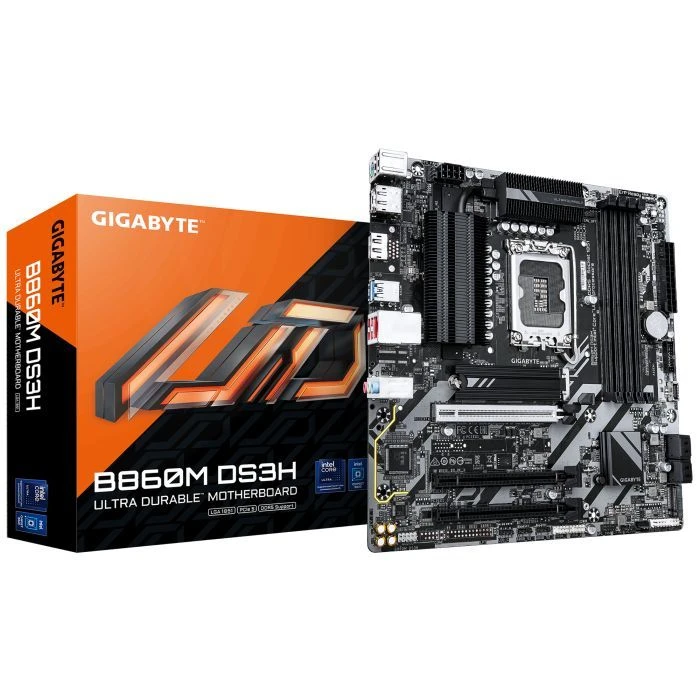 GIGABYTE B860M DS3H (UA) ; Підтримка процесорів: LGA1851 socket: