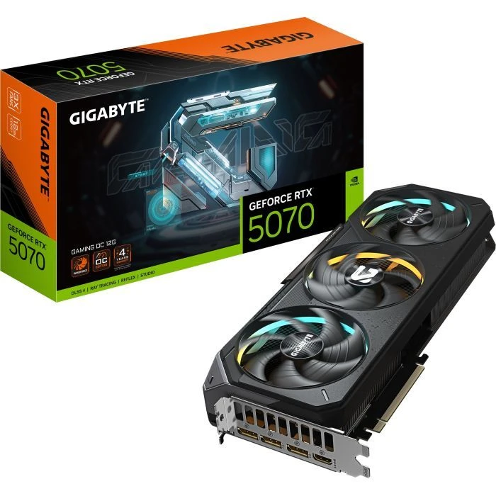 GIGABYTE GeForce RTX5070 12Gb GAMING OC (GV-N5070GAMING OC-12GD) (UA) ; Форм-фактор: стандартний;