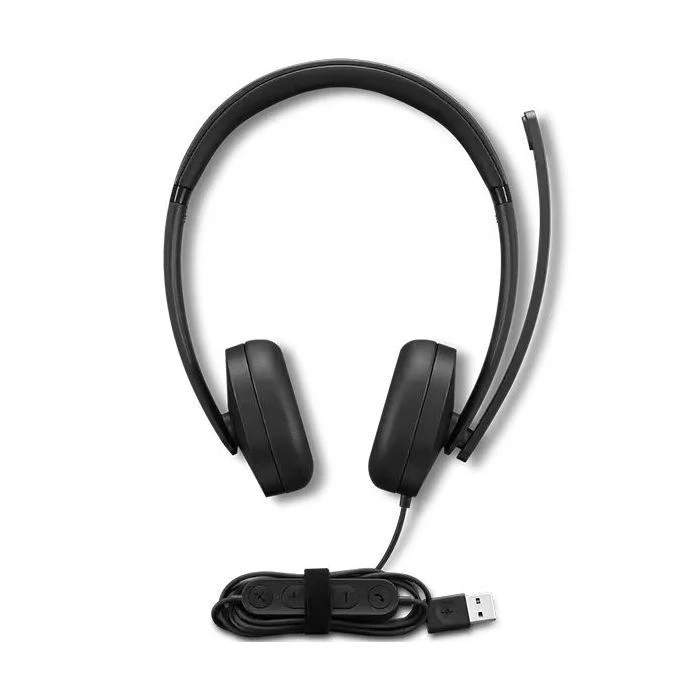 Наушники Lenovo USB-A Wired Stereo Headset Gen 2 Black (4XD1P83425) (UA)