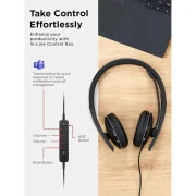 Навушники Lenovo Wired ANC Headset Gen 2 (Teams) Black (4XD1M45627) (UA)