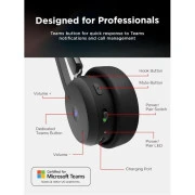 Навушники Lenovo Wireless VoIP Headset (Teams) Black (4XD1M80020) (UA)