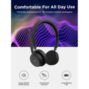 Навушники Lenovo Wireless VoIP Headset (Teams) Black (4XD1M80020) (UA)