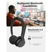 Навушники Lenovo Wireless VoIP Headset (Teams) Black (4XD1M80020) (UA)