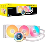 Система рідинного охолодження Corsair iCUE LINK TITAN 360 RX LCD White AIO (CW-9061026-WW) (UA)
