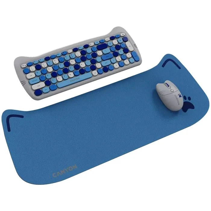 Canyon HSET-W6 Kitty Edition Wireless UA Blue (CNS-HSETW6BL) (UA) ; Конструкція: мембранна;