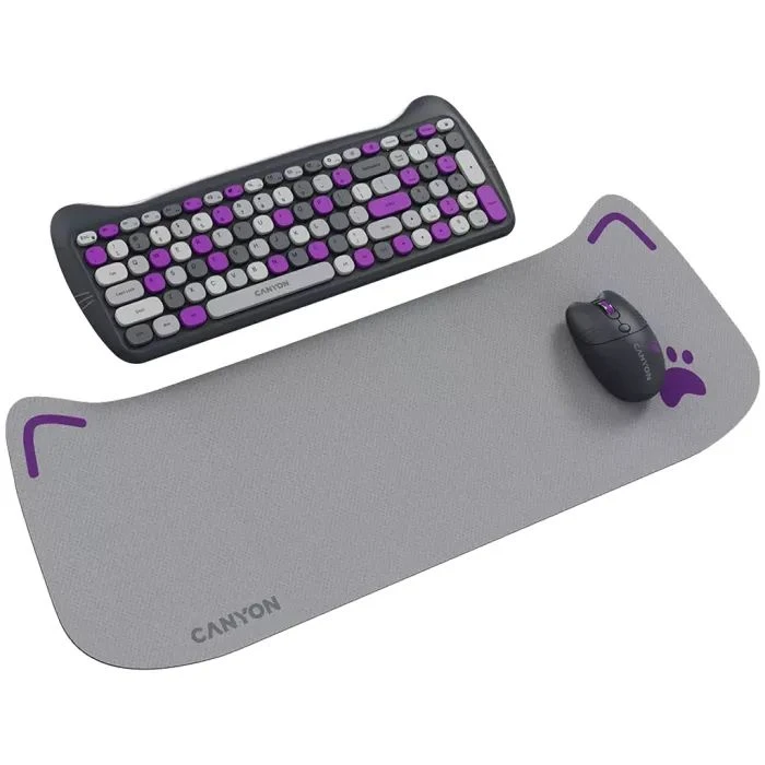 Canyon HSET-W6 Kitty Edition Wireless UA Violet (CNS-HSETW6VT) (UA) ; Конструкція: мембранна;