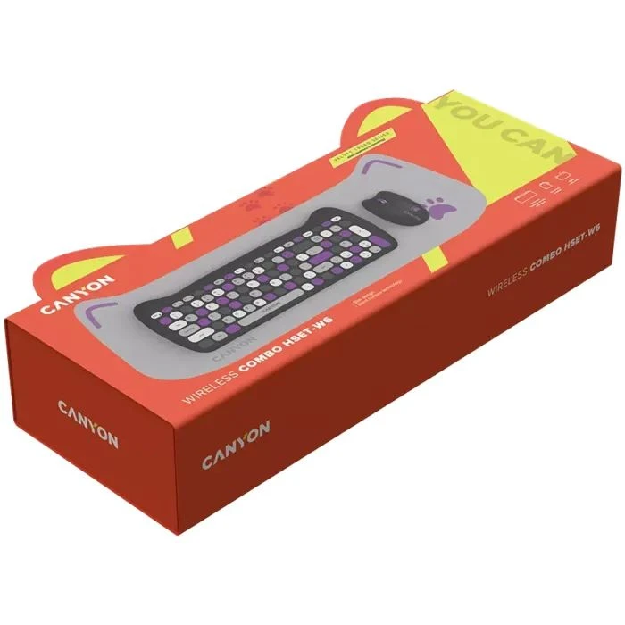 Canyon HSET-W6 Kitty Edition Wireless UA Violet (CNS-HSETW6VT) (UA)