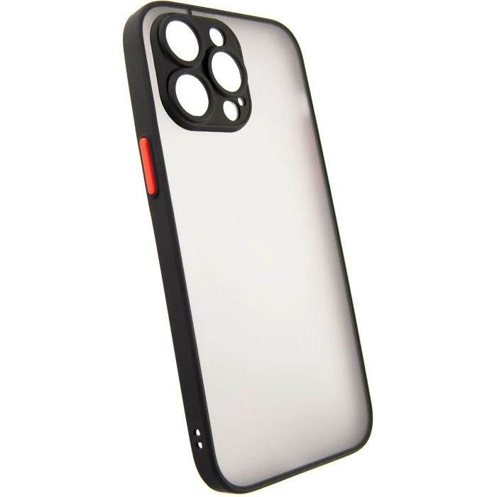 Чохол для мобільного телефону Dengos Matte iPhone 14 Pro Max (black) (DG-TPU-MATT-126) (UA) ; з моделями: Apple iPhone 14 Pro Max;
