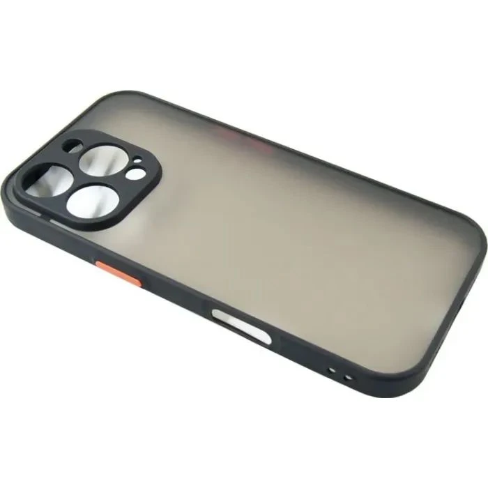 Чехол для мобильного телефона Dengos Matte iPhone 16 Pro (black) (DG-TPU-MATT-150) (UA)