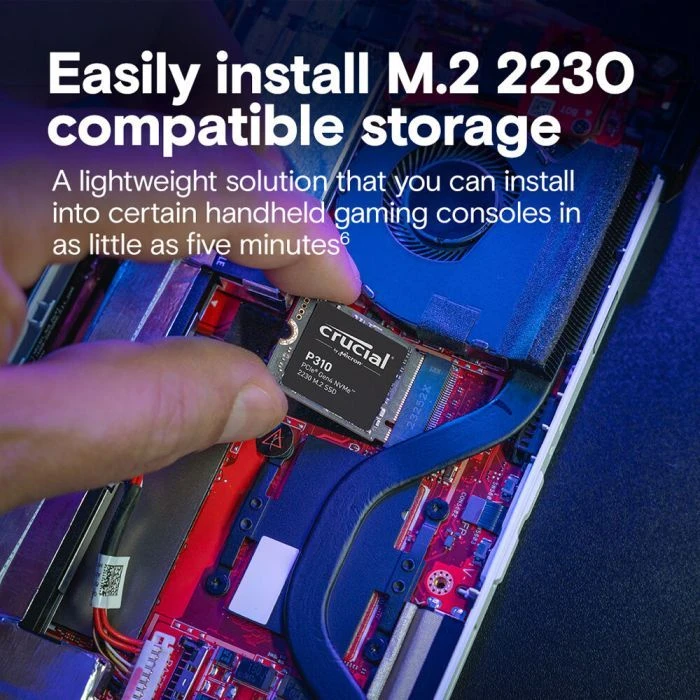 M.2 2230 2TB P310 Micron (CT2000P310SSD2) (UA) ; Объем памяти: 2 TB; Тип