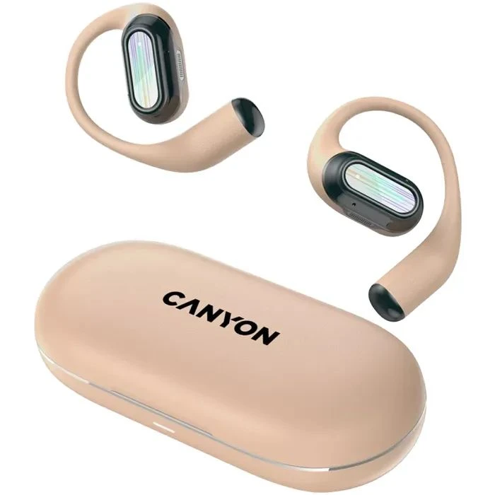 Наушники Canyon OnFlow 12 OWS ENC Beige (CNS-TWS12BE) (UA) ; Назначение: для телефона, для