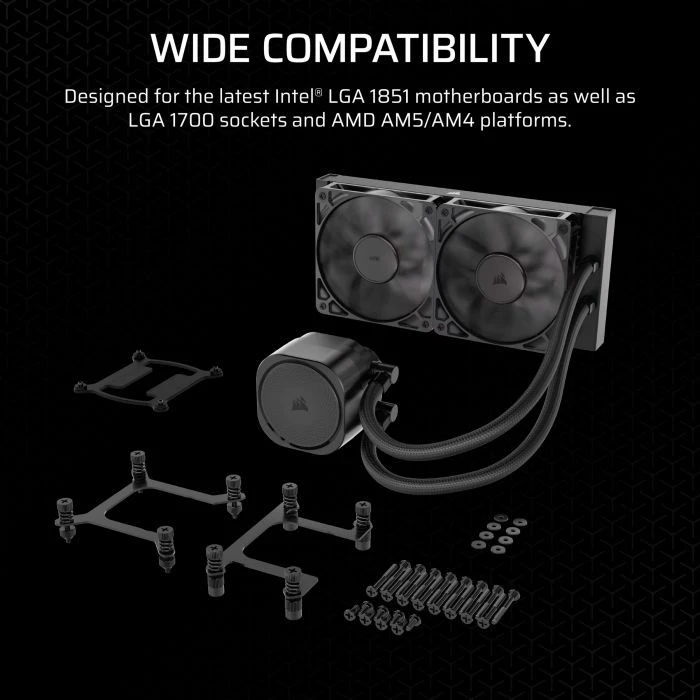 Система жидкостного охлаждения Corsair NAUTILUS 240 (CW-9060088-WW) (UA)