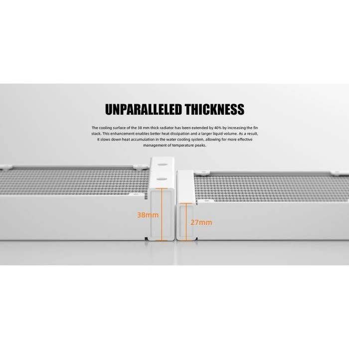 Система жидкостного охлаждения ID-Cooling DX240 Max White (DX240 MAX WHITE) (UA)