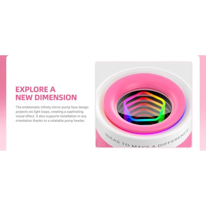 Система рідинного охолодження ID-Cooling FX240 INF Pink (FX240 INF PINK) (UA)