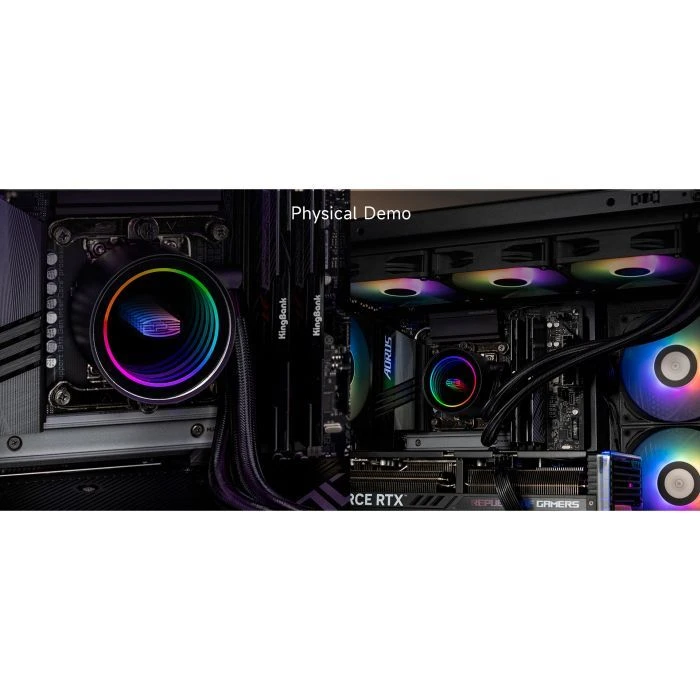 Система жидкостного охлаждения PcCooler DA360 ARGB BK (UA)