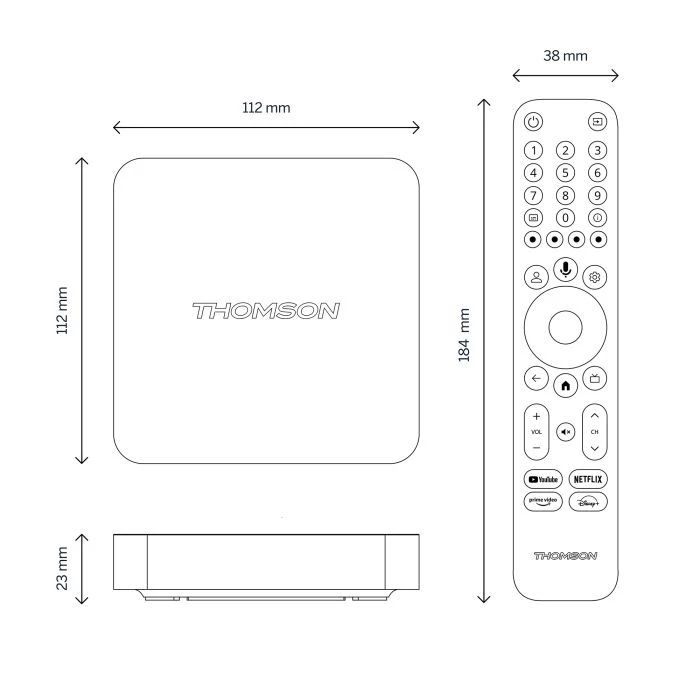 THOMSON Streaming Box 240 4K UHD (223489) (UA)
