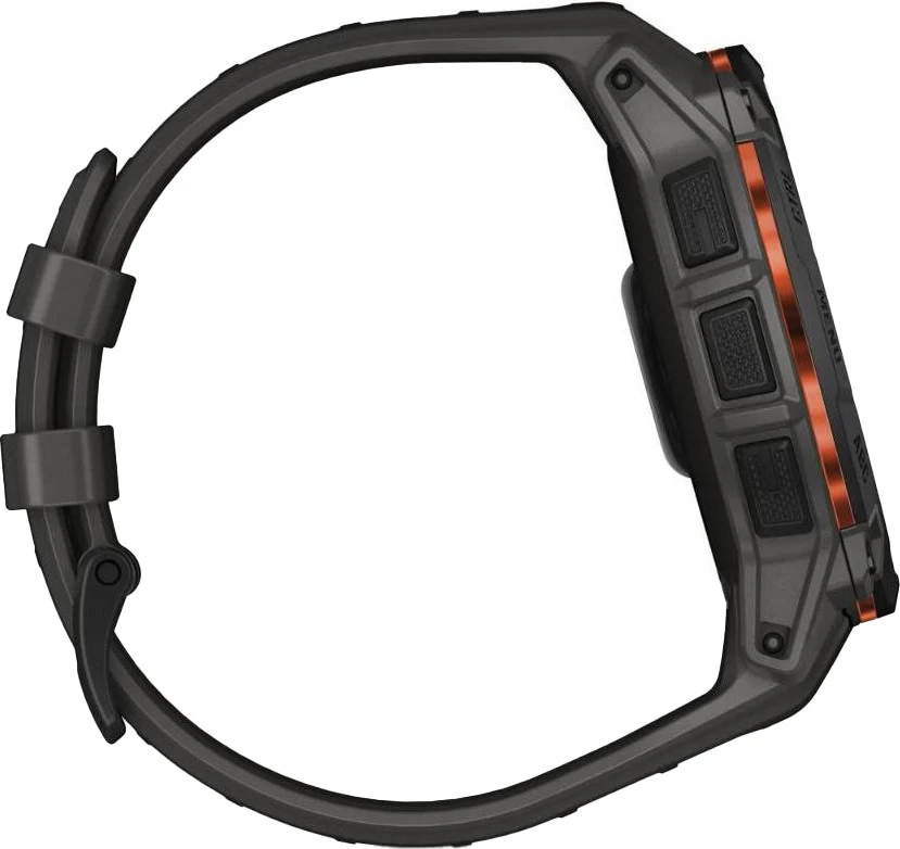 Смарт-годинники Garmin Instinct 3 50mm Solar Black with Charcoal Band (010-02935-00/40)