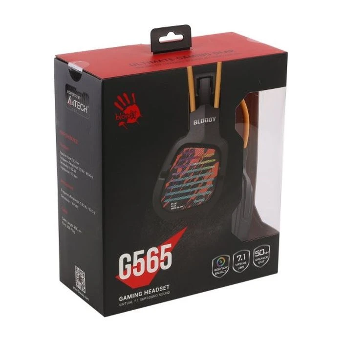 A4Tech Bloody G565 RGB Hi Fi 7.1 Black (4711421001960) (UA)