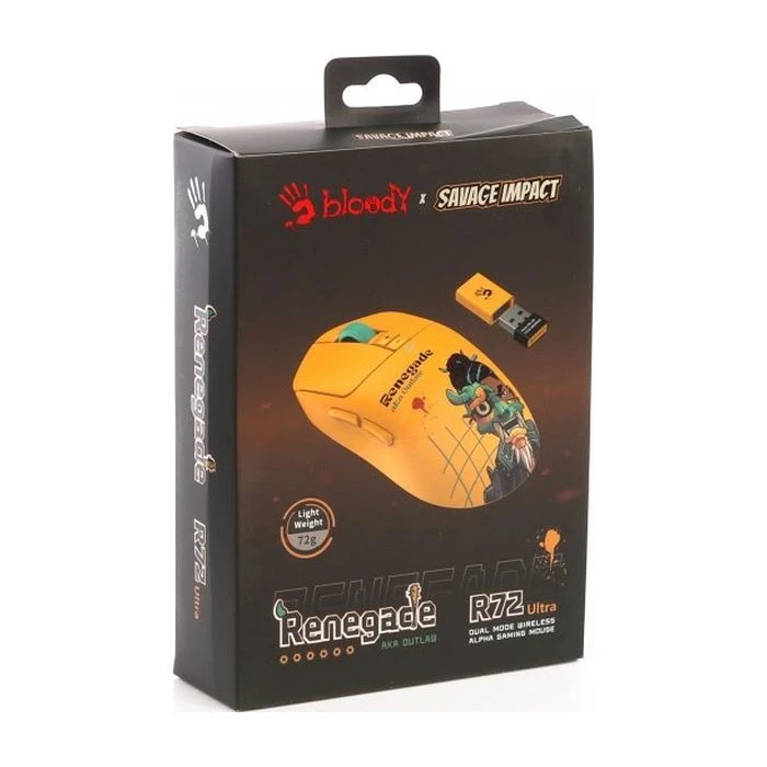 A4Tech Bloody R72 Ultra Wireless Renegade Sunset (4711421001267) (UA) ; Підключення: бездротове;