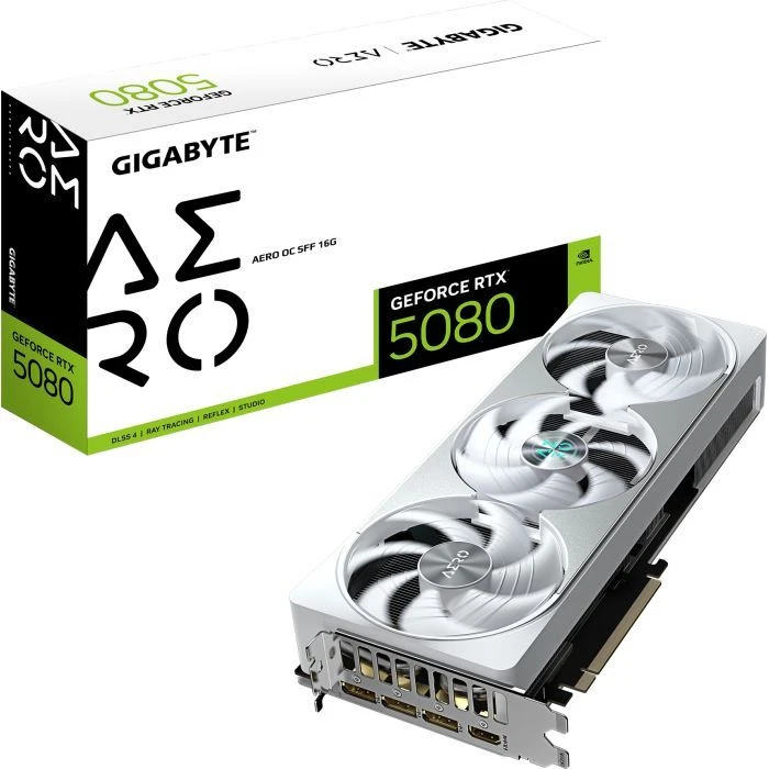 GIGABYTE GeForce RTX5080 16GB AERO OC SFF (GV-N5080AERO OC-16GD) ; Форм-фактор: стандартний;