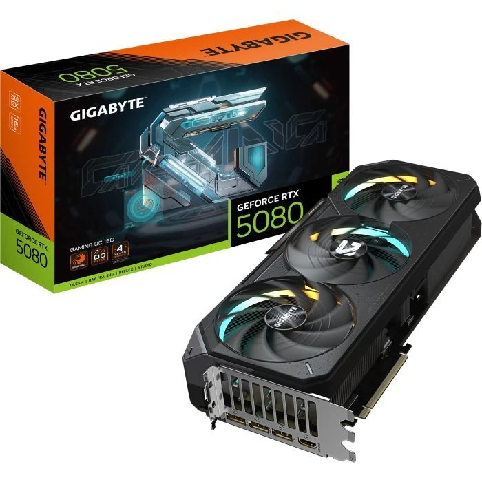 GIGABYTE GeForce RTX5080 16GB GAMING OC (GV-N5080GAMING OC-16GD) (UA) ; Форм-фактор: стандартний;