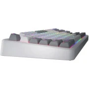 Hator Rockfall 3 Mecha TKL QMK/VIA Orange Wireless White (HTK851UA) (UA)