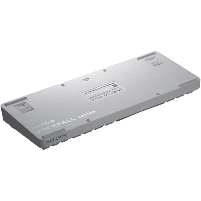 Hator Rockfall 3 Mecha TKL QMK/VIA Orange Wireless White (HTK851UA) (UA)