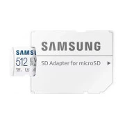 Samsung 512 GB microSDXC Class 10 UHS-I U3 V30 A2 EVO Plus+SD Adapte (MB-MC512SA/EU)