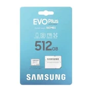 Samsung 512 GB microSDXC Class 10 UHS-I U3 V30 A2 EVO Plus+SD Adapte (MB-MC512SA/EU)
