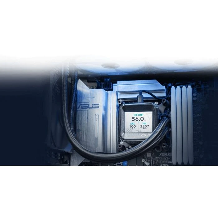 Система рідинного охолодження ASUS PRIME-LC-360-ARGB-LCD (90RC00Z1-B0EAY0) (UA) ; Сокет: 1851, AM5, 1700, 1200, AM4, 1151, 1150, 1155,