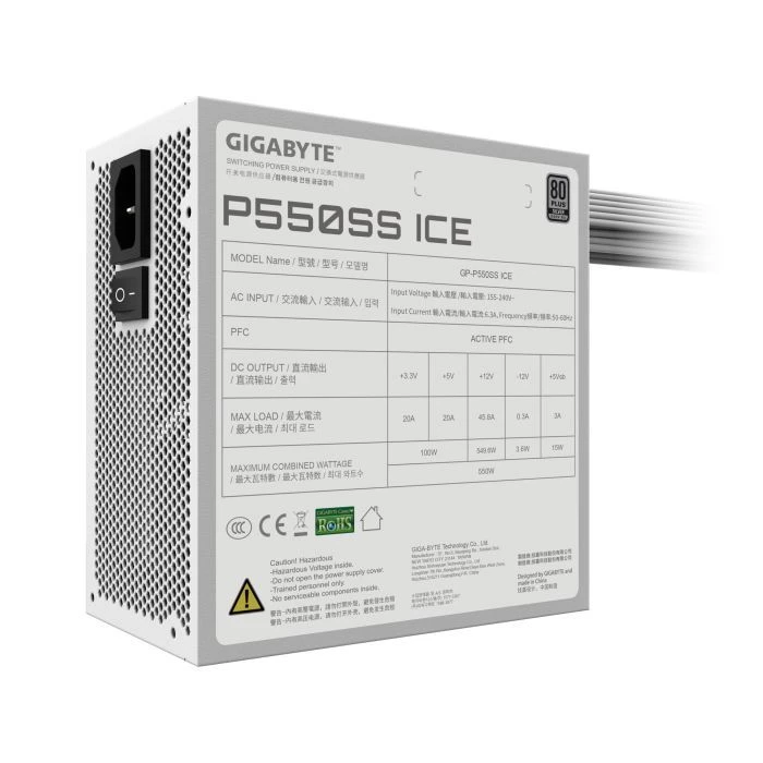 GIGABYTE 550W (GP-P550SS ICE) (UA)