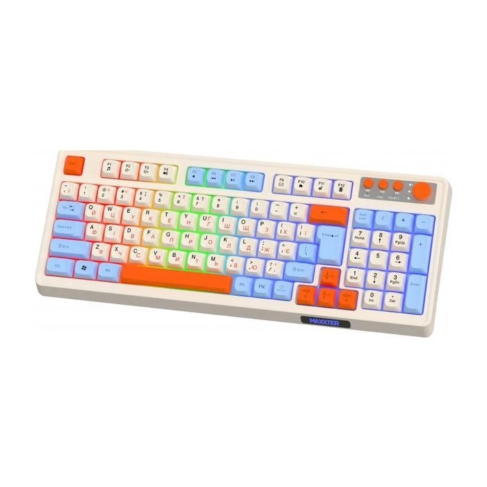 Maxxter KBGW-3C01-UA Wireless UA White (KBGW-3C01-UA) (UA) ; Назначение: для ПК;