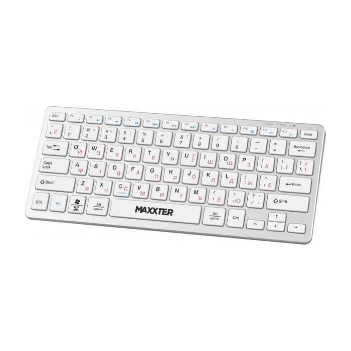 Maxxter KBW-C01S-UA Wireless UA White (KBW-C01S-UA) (UA) ; Конструкція: мембранна; Тип