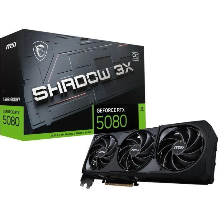 MSI GeForce RTX5080 16GB SHADOW 3X OC (RTX 5080 16G SHADOW 3X OC)