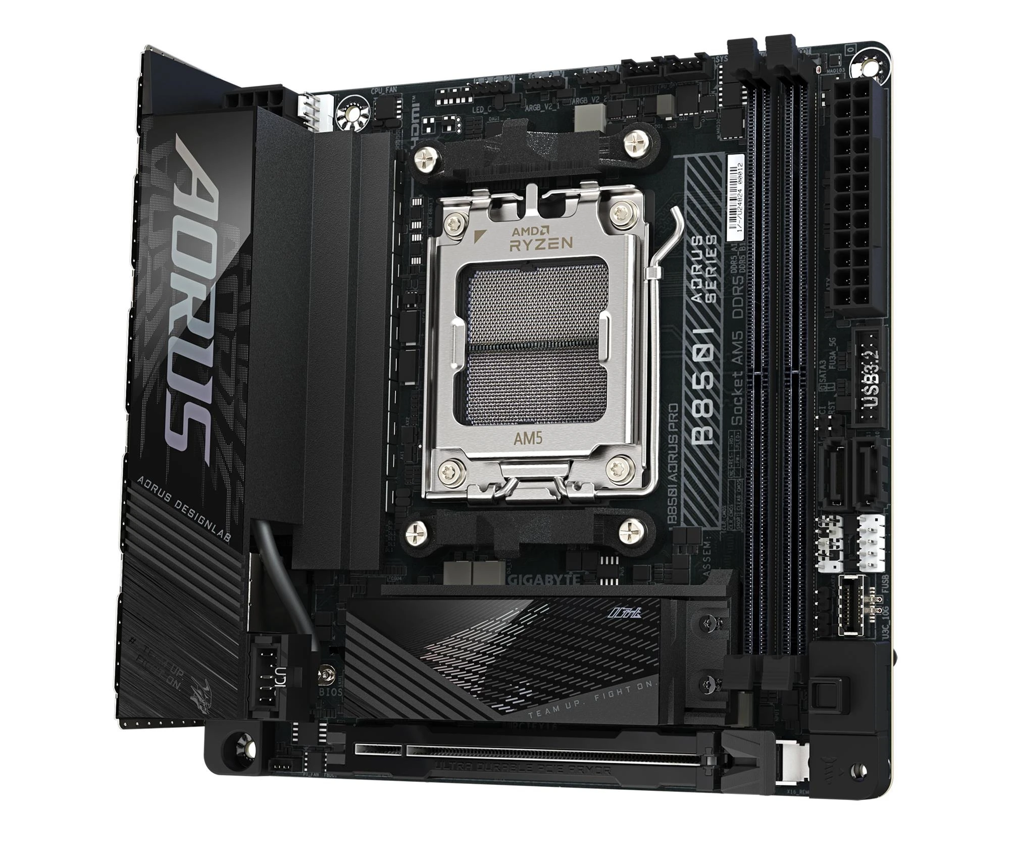Gigabyte B850I AORUS PRO EU Конструкция силовой части: 8+2+1;