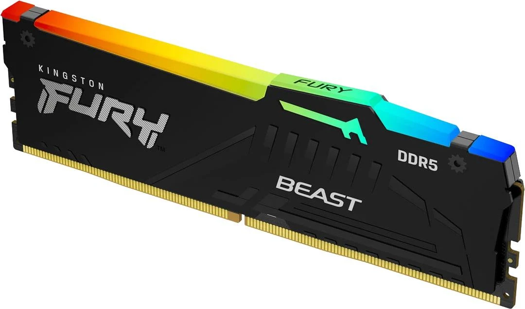 Kingston FURY 32GB (1x32GB) 5600MHz CL36 Beast RGB EXPO (KF556C36BBEA-32) EU Серія: Beast; Тип пам'яті: DDR5;