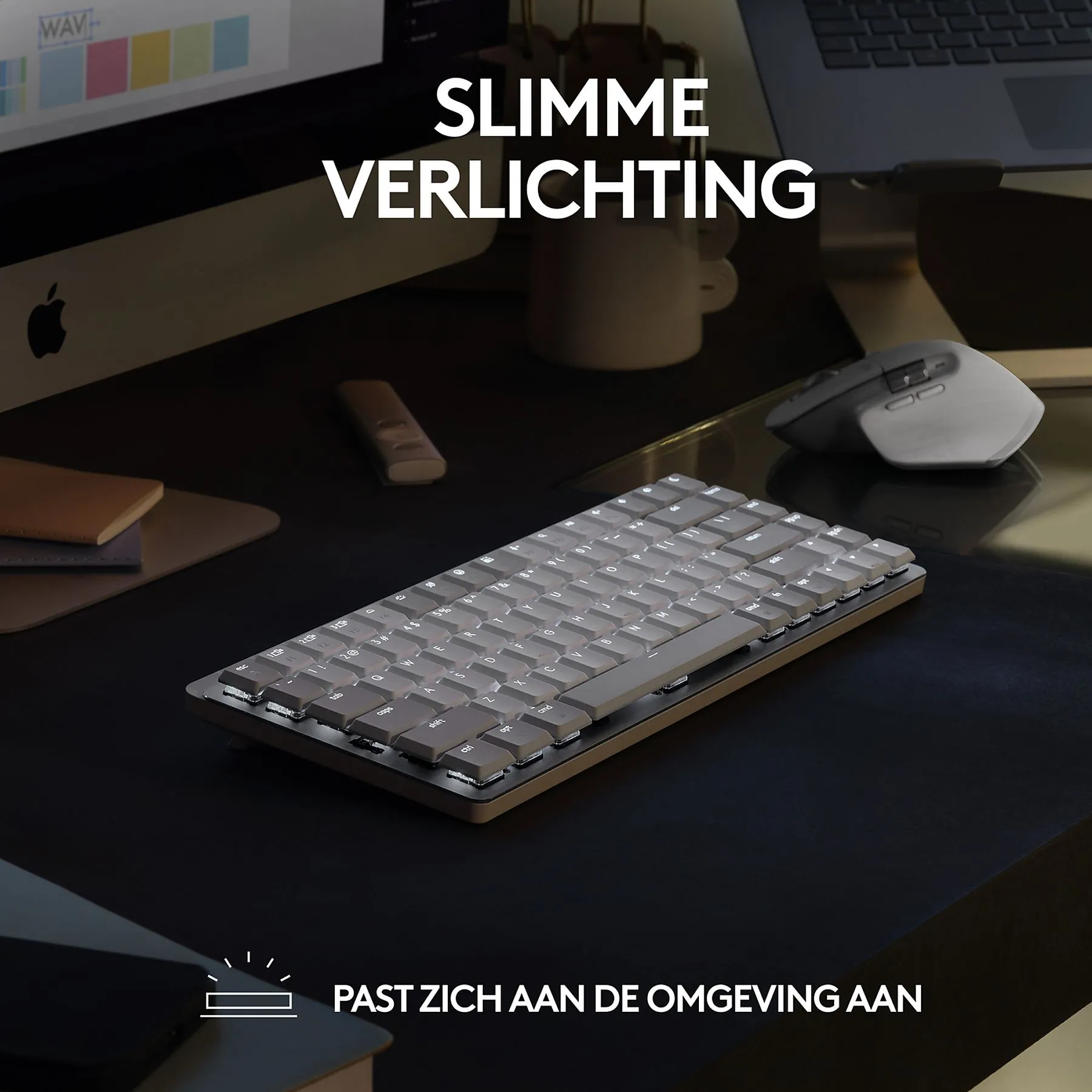 Logitech MX Mechanical Mini Wireless Keyboard (For Mac) Space Grey (920-101838, 920-010838) Тип пристрою: Клавіатура