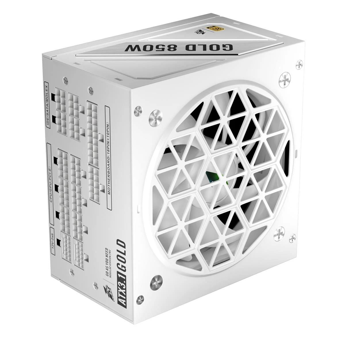 1stPlayer HA-850BA4 White (NGDP-GLD-850-WH-EU) 850W (UA) Форм-фактор: ATX; Мощность: 850 Вт;