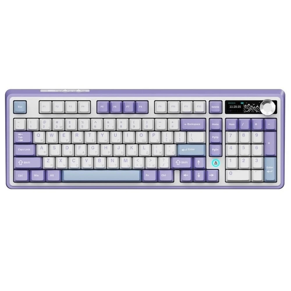 Ajazz AK980 Clear Sky Switch Purple (AK980-CS-PWB) (UA) Тип клавіш: механічні; Джерело