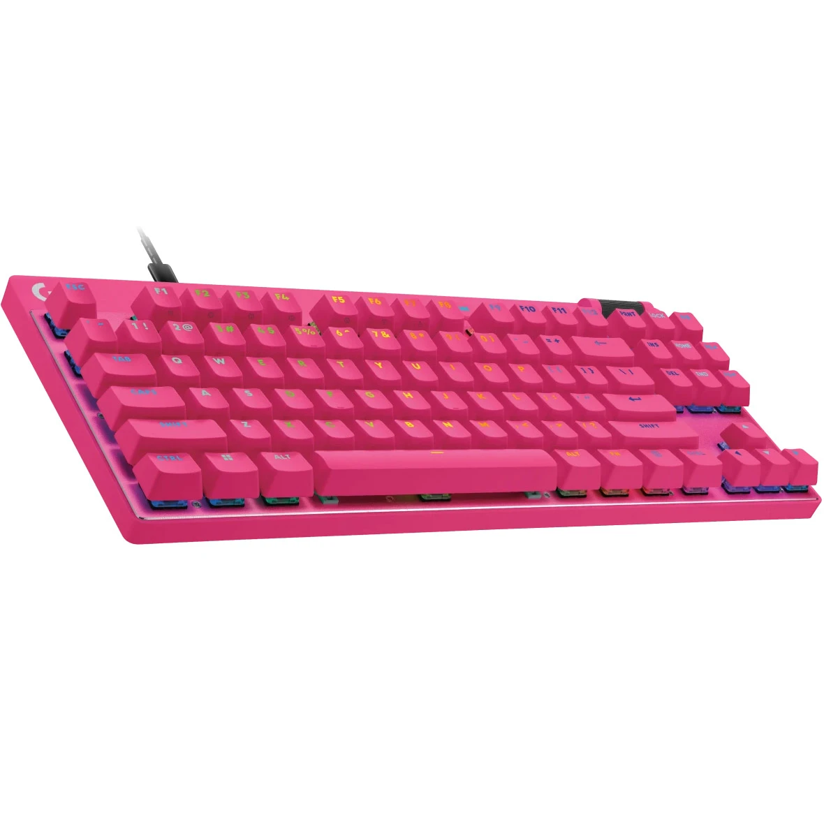 Logitech G PRO X TKL Rapid Magenta (920-013253) Тип клавіш: механічні; Додаткові