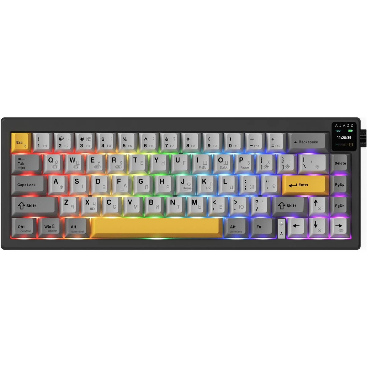 Ajazz AK650 Flying Fish Switch Black (AK650-FF-BGY) (UA) Тип клавиш: механические;