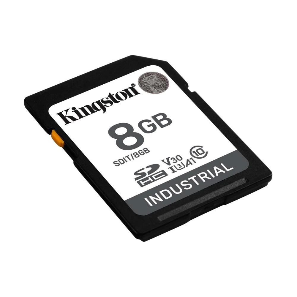 Kingston 8 GB SDXC Class 10 UHS-I U3 Industrial (SDIT/8GB) Бренд: Kingston; Об'єм пам'яті, ГБ: 8;