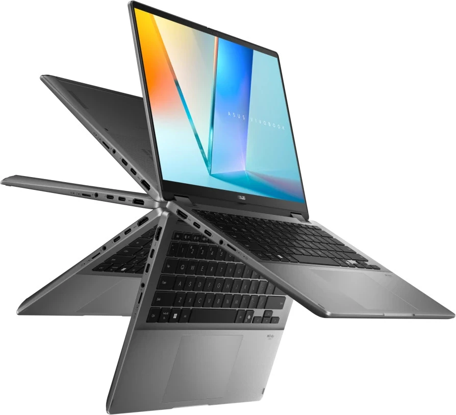 ASUS VivoBook 16 Flip TP3607SA Matte Gray (TP3607SA-RJ016W, 90NB1511-M000M0) (UA) Бренд: ASUS; Конструкція: 2-в-1
