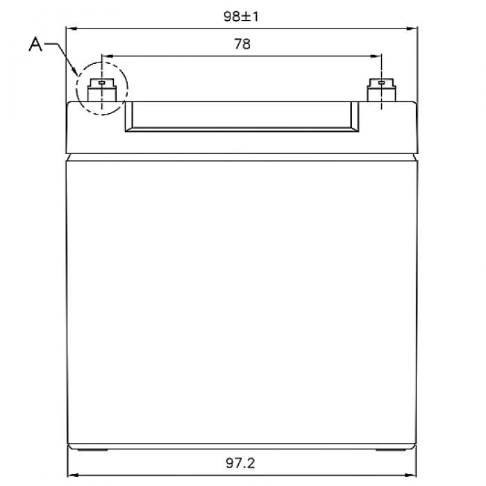 CSB 12В 12 Ач (GPL12120 F2) (UA)
