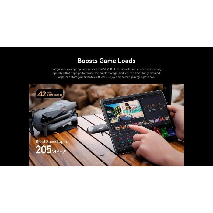 Lexar 1TB microSDXC class 10 UHS-I U3 V30 A2 Professional Silver (LMSSIPL001T-BNANG) (UA)