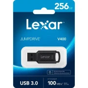 Lexar 256GB JumpDrive V400 Black USB 3.0 (LJDV400256G-BNBNG) (UA)