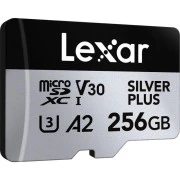 Lexar 256GB microSDXC class 10 UHS-I U3 V30 A2 Professional Silver (LMSSIPL256G-BNANG) (UA)